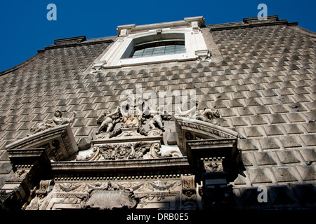 Italien, Neapel (Napoli), Basilika Santa Chiara. Stockfoto