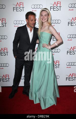 Stephen Dorff, Elle Fanning in der "Zaytoun" Screening-AFI FEST 2012, Chinese Theater, Hollywood, CA 07.11.12 Stockfoto