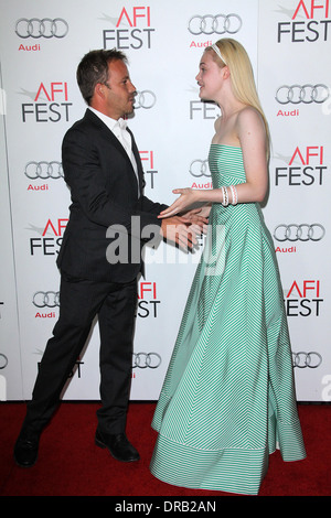 Stephen Dorff, Elle Fanning in der "Zaytoun" Screening-AFI FEST 2012, Chinese Theater, Hollywood, CA 07.11.12 Stockfoto