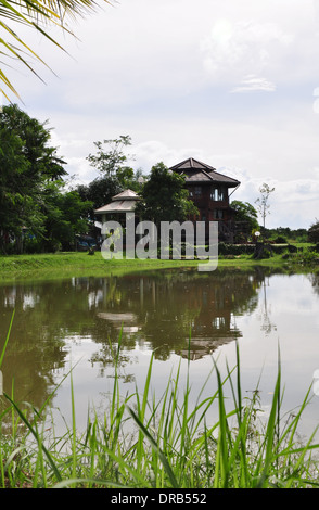 Sommerhaus in See Stockfoto