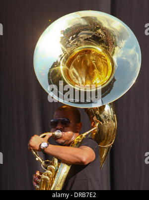 Damon 'Tuba Gooding Jr.' Bryson Wurzeln Barclaycard Wireless Festival 2012 - Tag 1 London, England - 06.07.12 Stockfoto