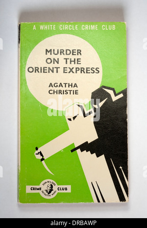 Agatha Christies Mord im Orient-Express Taschenbuch Roman Stockfoto