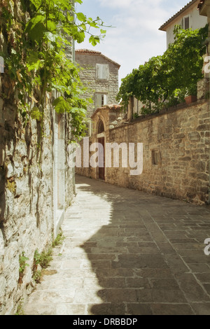 Wie Blick auf schöne europäische Altstadt Fragment Stockfoto