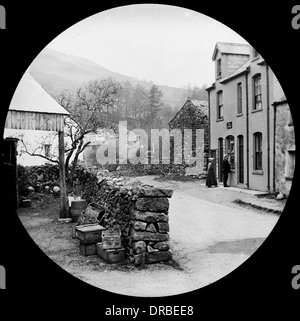 Boot, Lake District, Cumbria (so sind Cumberland) England. Zeigen die Post. Stockfoto