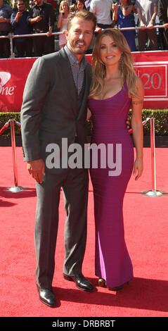 Amanda Lee Modano, Mike Modano 2012 ESPY Awards - Ankünfte Held im Nokia Theatre L.A. Live Los Angeles, Kalifornien - 11.07.12 Stockfoto