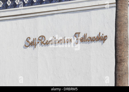 Gesamtansicht der Scientology Celebrity Centre und Kirche Los Angeles, Kalifornien - 11.07.12 Stockfoto