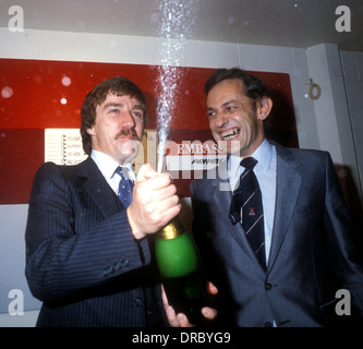Kanadische Cliff Thorburn bei The Embassy World Snooker Turnier, Crucible Theatre Sheffield in den frühen 1980er Jahren Stockfoto