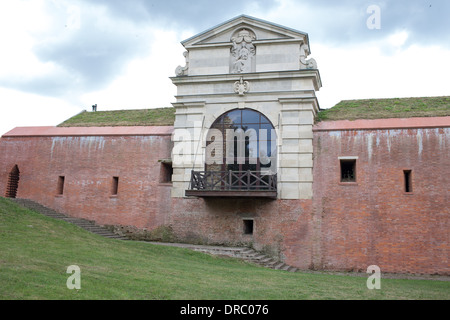 Mauern der Altstadt von Zamosc, Renaissance-Stadt in Mitteleuropa, Polen. Stockfoto