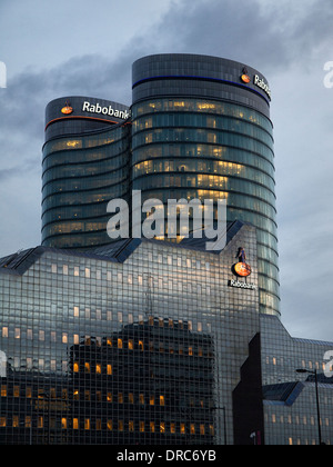 Rabobank zentrale Hauptgebäude in der Stadt Utrecht in den Niederlanden Stockfoto