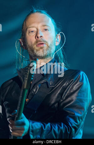 Thom Yorke von Radiohead Festival Optimus Alive am Passeio Maritimo de Alges - Tag 3 Alges, Portugal - 15.07.12 Stockfoto