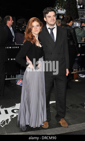 Rose Leslie die Europäische Premiere von "The Dark Knight Rises" statt das Odeon West End - Ankünfte. London, England - 18.07.12 Stockfoto