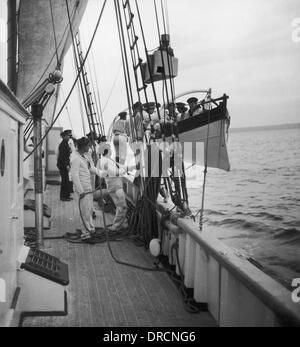 Französische Marineschule WWII Stockfoto