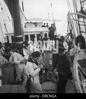 Französische Marineschule WWII Stockfoto