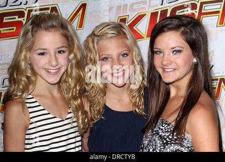 Chloe Lukasiak, Paige Hyland, Brooke Hyland KIIS 102,7 Teen Choice Awards Lounge - Ankünfte statt an das W Hotel Los Angeles, Kalifornien - 19.07.12 Stockfoto