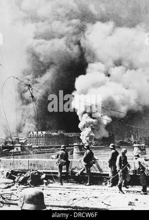 Rouen, WWII Stockfoto