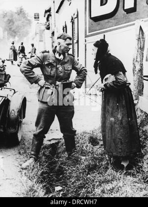 Deutscher Soldat WWII Stockfoto