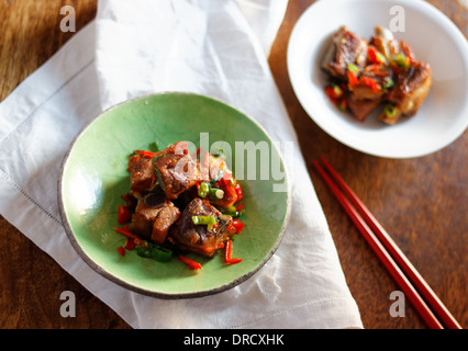 Chinesische Spareribs Stockfoto