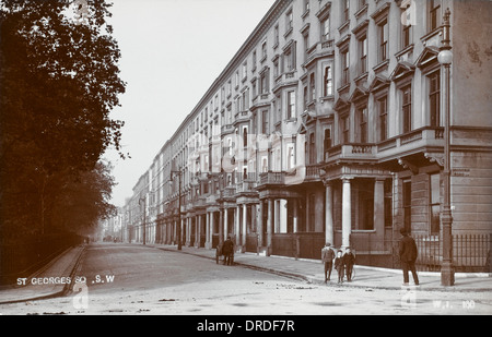 Str. Georges Quadrat, Pimlico, London Stockfoto