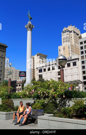 Union Square, San Francisco, Kalifornien, USA Stockfoto