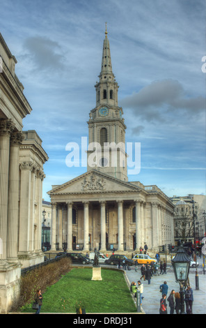 St. Martin in den Bereichen Kirche London Stockfoto