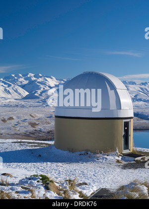 Der University of Canterbury Mount John astronomische Observatorium in der Nähe von Lake Tekapo, Neuseeland. Stockfoto