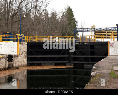 Erie-Kanal sperren Stockfoto