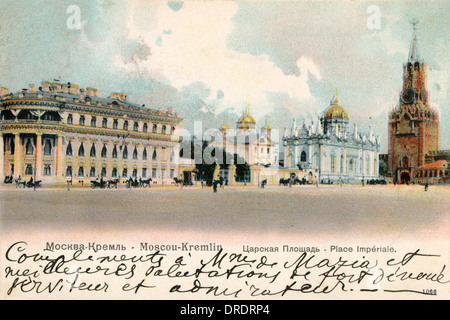 Schlossplatz, Kreml Komplex, Moskau, Russland Stockfoto