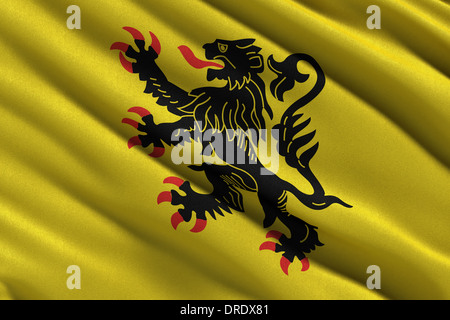 Flagge von Nord-Pas-de-Calais Stockfoto