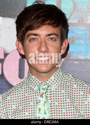 Kevin McHale Fox All-Star Party statt im Soho House - Ankünfte West Hollywood, Kalifornien - 23.07.12 Stockfoto