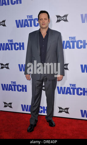 Vince Vaughn Los Angeles-premiere von "The Watch" The Grauman Chinese Theatre Hollywood, Kalifornien - 23.07.12 abgehaltenen Stockfoto