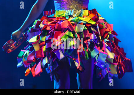 Kimbra Spin-Off-Festival - Auftritte Adelaide, Australien - 21.07.12 Stockfoto