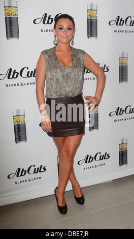 Jenni "JWoww" Farley besucht die Instore-Promotion im Namen Ab schneidet glatt und Lean durch Revolution in The Beverly Center Los Angeles, Kalifornien - 24.07.12 Stockfoto