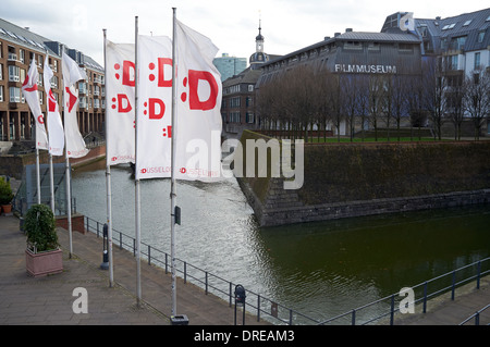 Black Box Filmmuseum Düsseldorf. Stockfoto