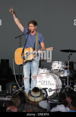 Canaan-Smith, die live während der "In Ihren Händen" tour im Cruzan Amphitheater West Palm Beach, Florida - 29.07.12 Stockfoto