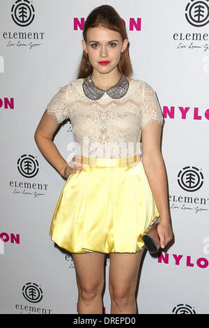 Holland Roden die Nylon Magazin August Ausgabe 2012 Party - Ankünfte Los Angeles, Kalifornien - 31.07.12 Stockfoto