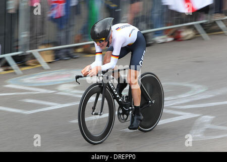 Judith Arndt von Deutschland London 2012 Olympic Games - Damen trial Radsport Zeitereignis Kingston upon Thames, England - 01.08.12 Credit: WENN.com wo: Thames, Großbritannien wenn: 01 Sep 2012 Stockfoto