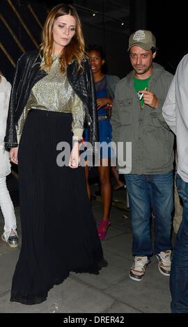 Sebastian Knapp an der Burn Energy Drink präsentiert DJ und Produzent David Guetta und pop-Künstler Herr Gehirnwäsche auf The Old sortieren Office London, England - 01.08.12 Stockfoto