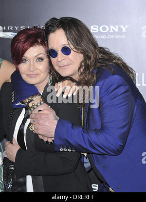 Sharon Osbourne, Ozzy Osbourne Los Angeles Premiere von "Total Recall" bei Graumans Chinese Theatre Hollywood, Kalifornien - 01.08.12 wo: CA, Vereinigte Staaten als: 1. August 2012 Stockfoto