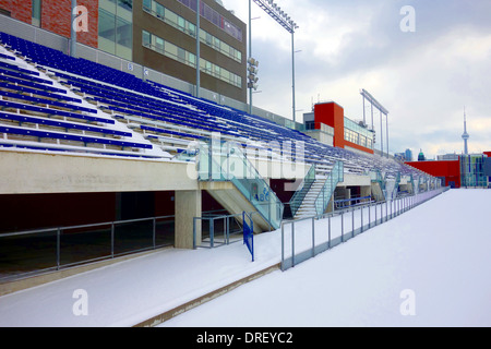 Varsity Stadion Winter Blick in Toronto, Kanada Stockfoto