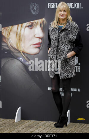 Rom, Italien. 23. Januar 2014. Rom, Italien - Januar 23: Schauspielerin Daryl Hannah besucht ''' Sehenswürdigkeiten des Todes '' Photocall in Rom - Villa Borghese Credit: Andrea Ciucci/NurPhoto/ZUMAPRESS.com/Alamy Live News Stockfoto