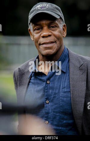 Rom, Italien. 23. Januar 2014. Rom, Italien - Januar 23: Schauspieler Danny Glover besucht ''' Sehenswürdigkeiten des Todes '' Photocall in Rom - Villa Borghese Credit: Andrea Ciucci/NurPhoto/ZUMAPRESS.com/Alamy Live News Stockfoto