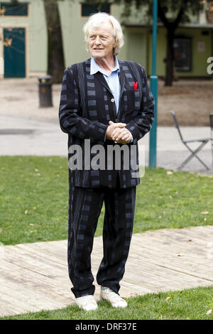 Rom, Italien. 23. Januar 2014. Rom, Italien - Januar 23: Schauspieler Rutger Hauer besucht ''' Sehenswürdigkeiten des Todes '' Photocall in Rom - Villa Borghese Credit: Andrea Ciucci/NurPhoto/ZUMAPRESS.com/Alamy Live News Stockfoto