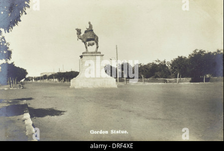 Sudan - Khartum - Gordon-Statue Stockfoto