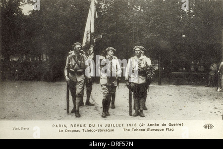 Tschechische Truppen - Bastille Day Parade, Paris, Frankreich Stockfoto