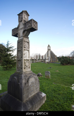 Highland Road Cemetery in Southsea, in der Nähe von Portsmouth, Hampshire, UK-Website von Charles Dickens Mistress Ellen Ternan wo begraben liegt. Stockfoto