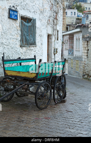 Dekorierte Wagen, Göreme, Kappadokien, Türkei Stockfoto