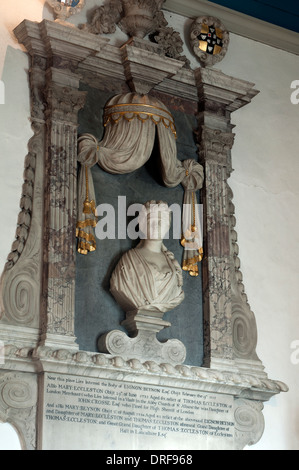 Eignon Beynon Memorial, St. Marien Kirche, Redbourn, Hertfordshire, England, UK Stockfoto