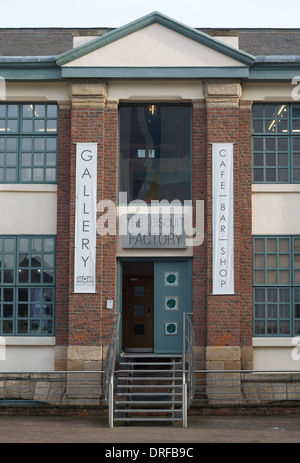 Eingang zum The Biscuit Factory Kunstgalerie in Newcastle-Nord-Ost England UK Stockfoto