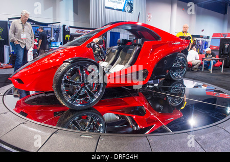 Sportwagen auf der SEMA Show in Las Vegas, Navada Stockfoto