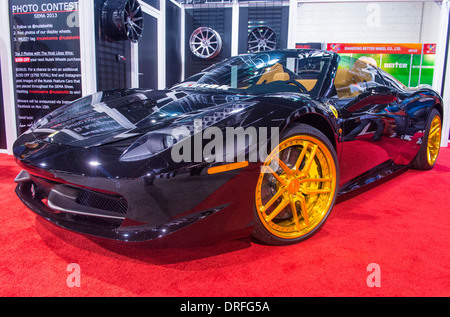 Sportwagen auf der SEMA Show in Las Vegas, Navada Stockfoto